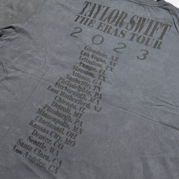 NWT The Eras International Tour Mineral Wash Gray T-Shirt 3XL Plus Size RARE - Picture 5 of 6